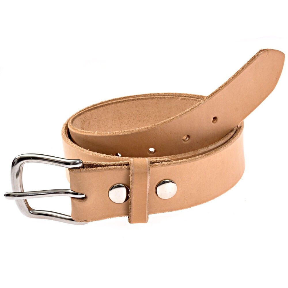 Amish Made FULL GRAIN 1.5" Men's Leather Belt - Classic Durable Genuine Quality